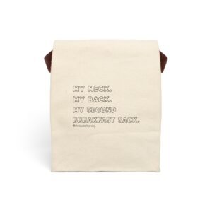 Canvas Lunch Bag With Strap