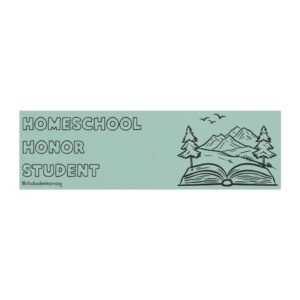 Copy of Homeschool Honor Roll Car Magnet - Seafoam Green